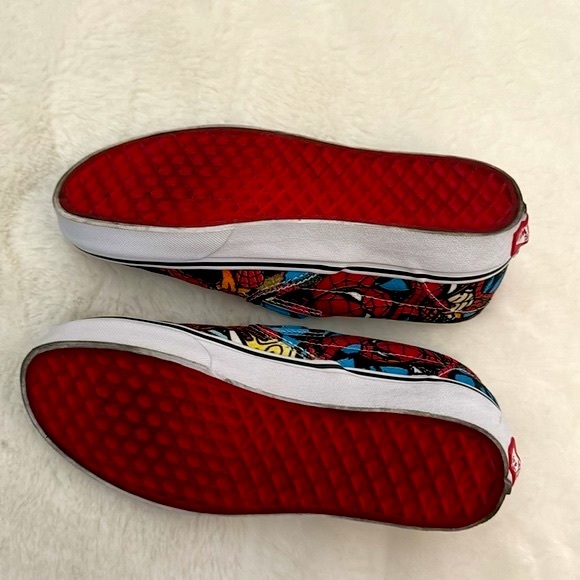 Rare Vans Marvel Spider-Man Graphic Slip On Sneakers - Picture 5 of 6